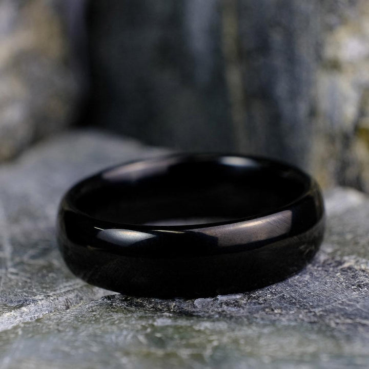 High Polished Black Band - 6mm