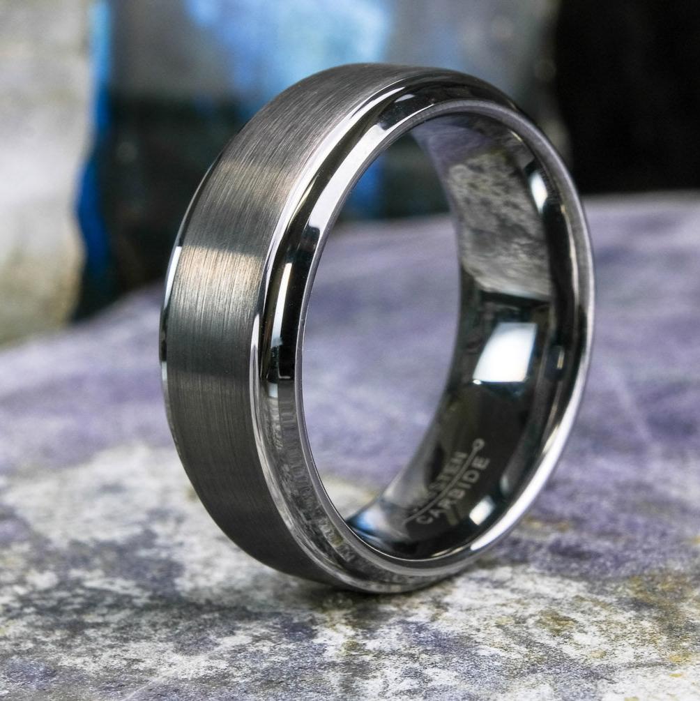 Silver Beveled Edge - 8mm