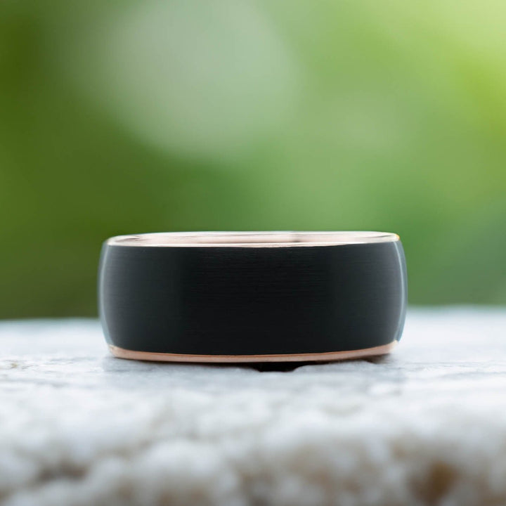 Black Brushed / Rose Gold Interior - 8mm