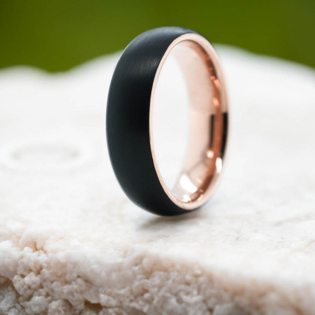 Black Brushed / Rose Gold Interior - 6mm