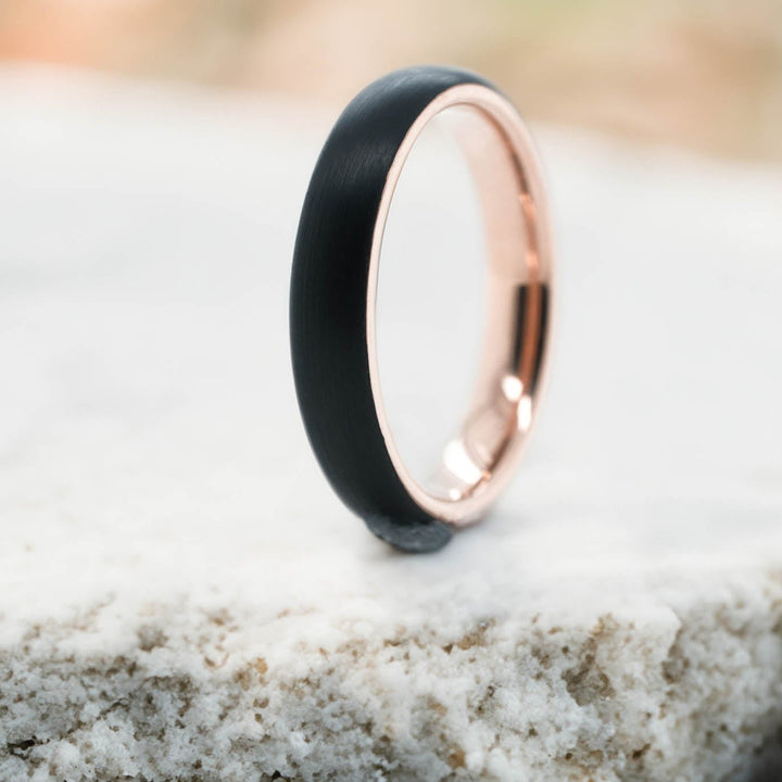 Black Brushed / Rose Gold Interior - 4mm
