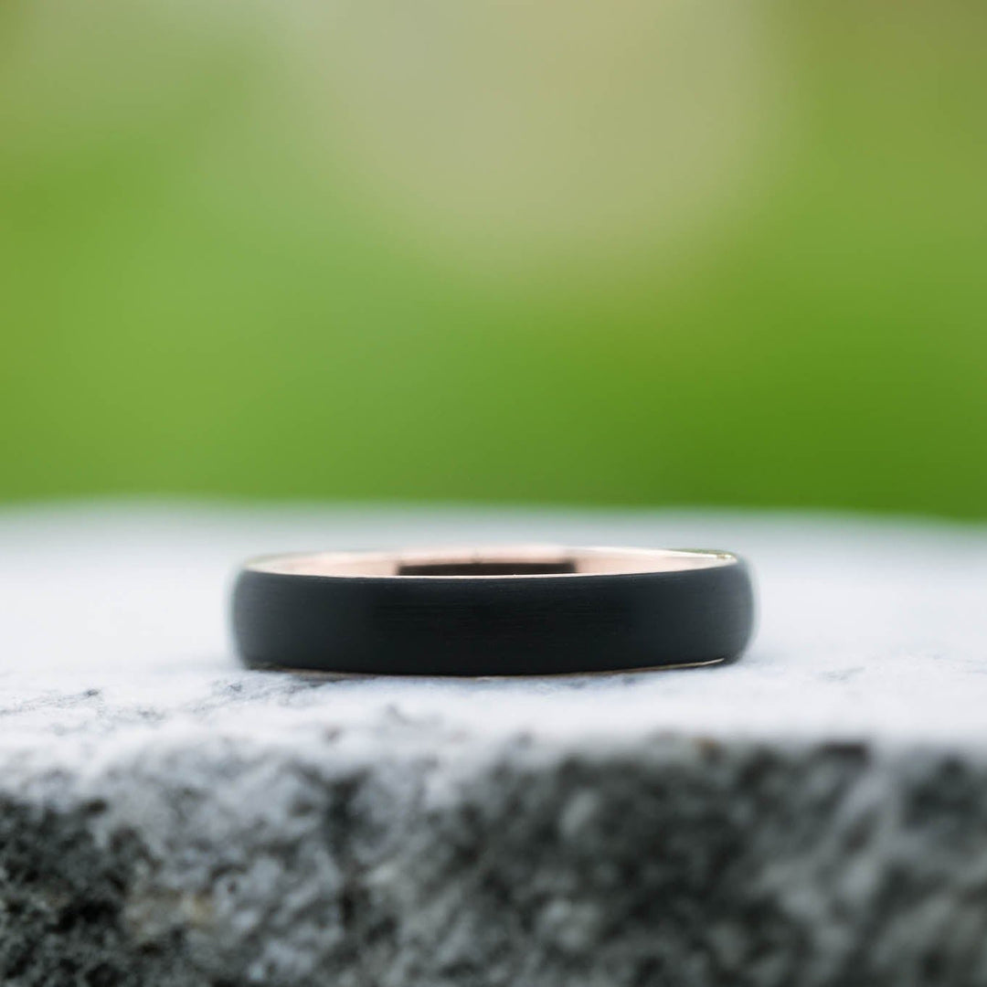 Black Brushed / Rose Gold Interior - 4mm