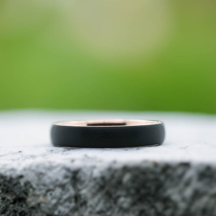 Black Brushed / Rose Gold Interior - 4mm