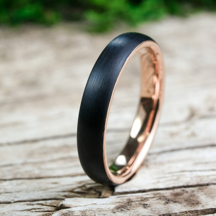 Black Brushed / Rose Gold Interior - 4mm