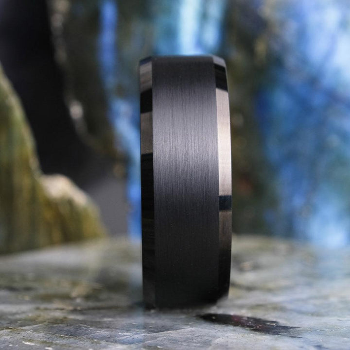 Black Brushed / Polished Red Interior - 8mm