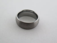 8mm BRUSHED Silver* Tungsten Carbide Unisex Band