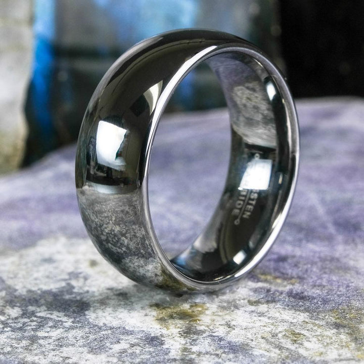 High Polished Silver Band - 8mm