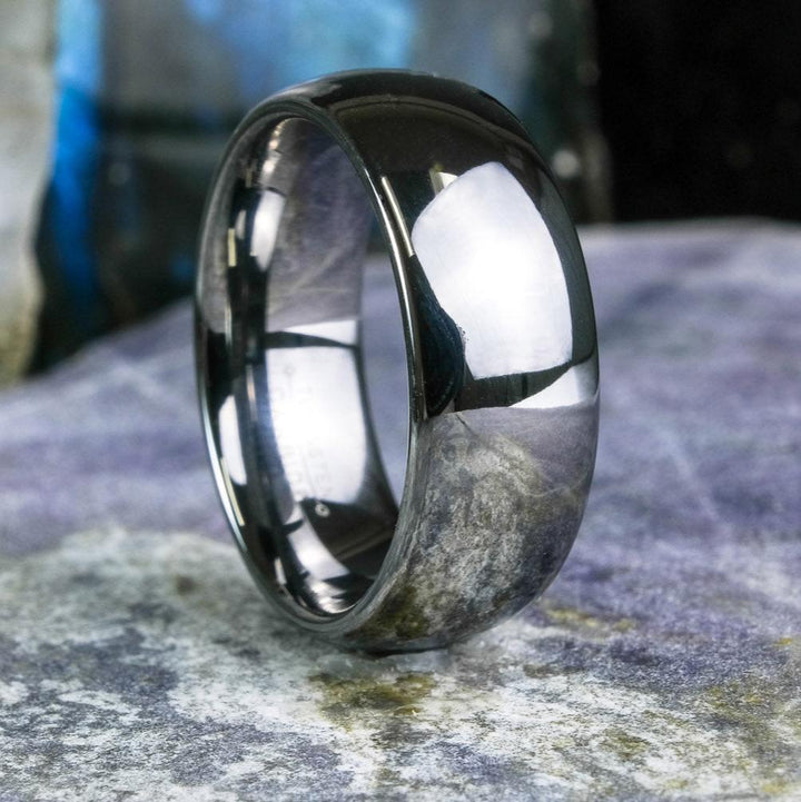 High Polished Silver Band - 8mm