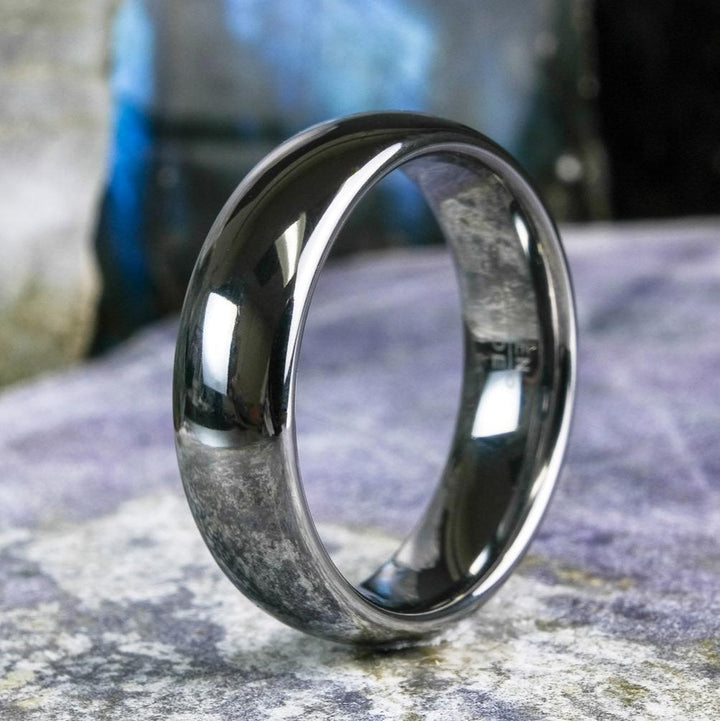 High Polished Silver Band - 6mm