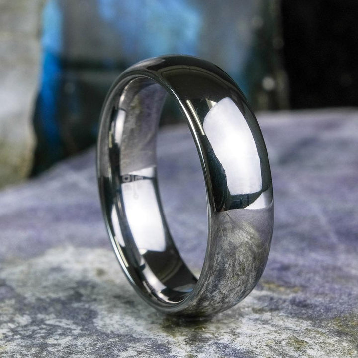 High Polished Silver Band - 6mm