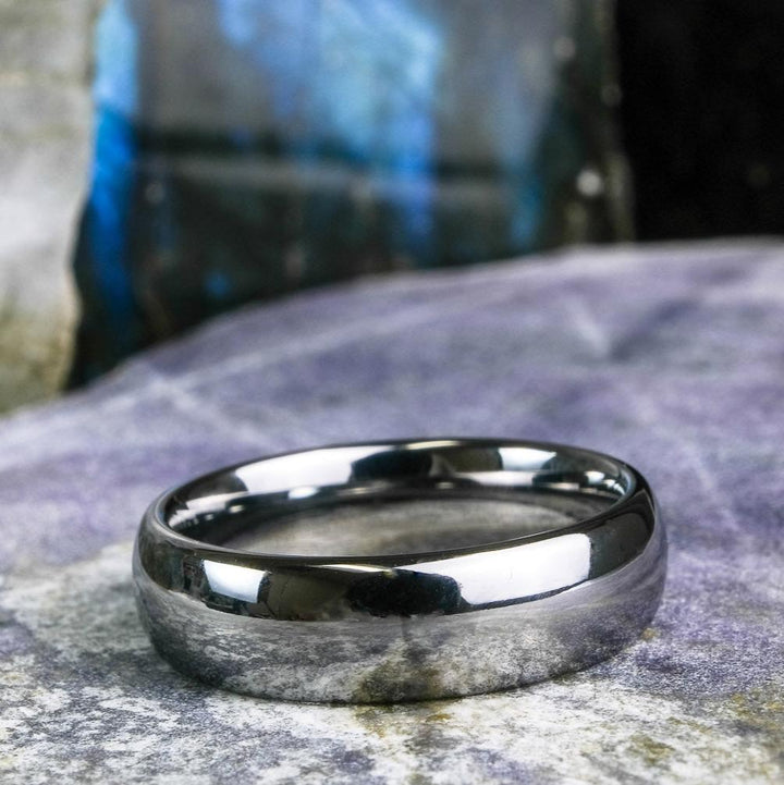 High Polished Silver Band - 6mm