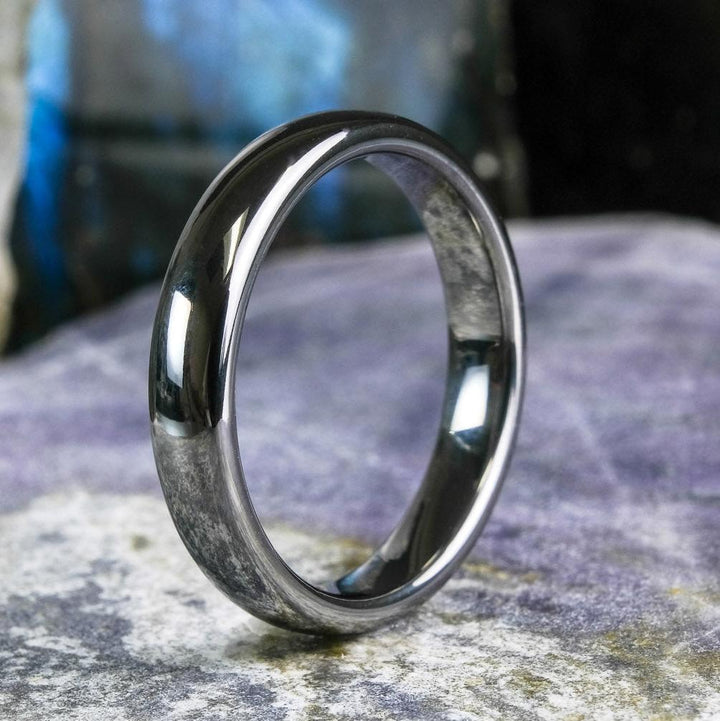 High Polished Silver Band - 4mm