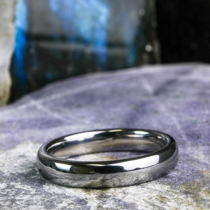 High Polished Silver Band - 4mm