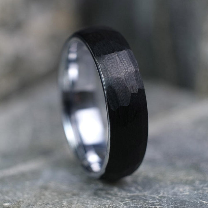 Black Hammered / Silver Interior - 6mm