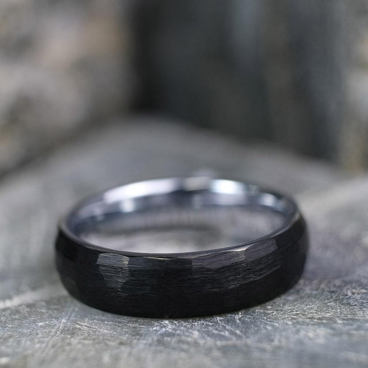 Black Hammered / Silver Interior - 6mm