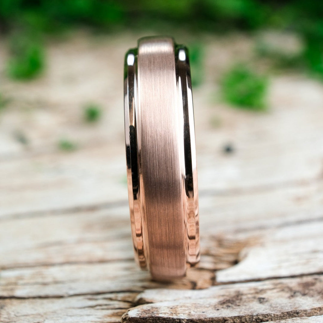 Rose Gold Beveled Edge - 6mm