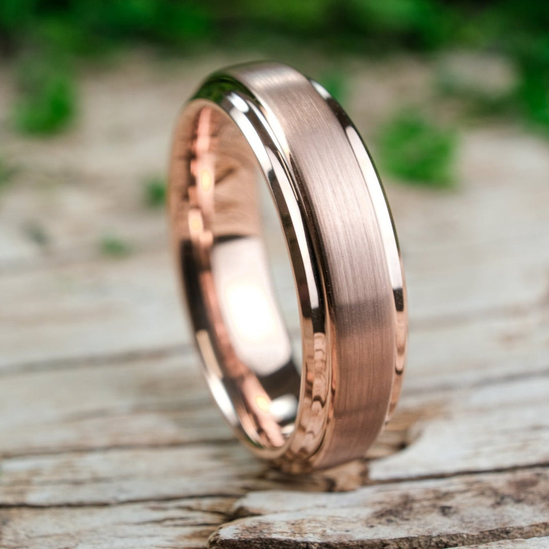 Rose Gold Beveled Edge - 6mm