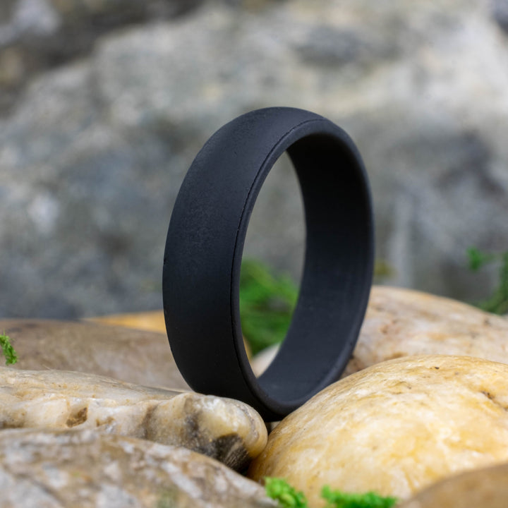 Silicone Black Activity Band - 6mm