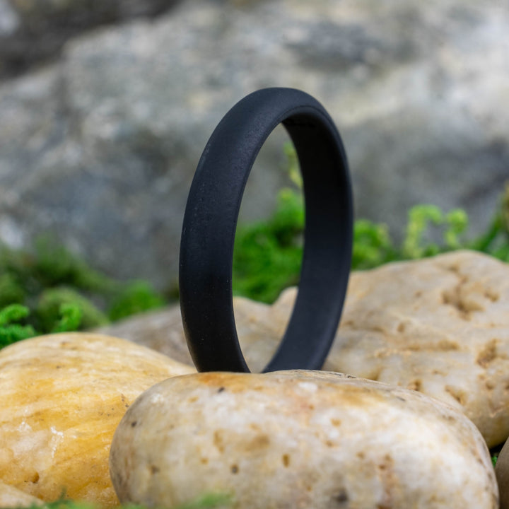 Silicone Black Activity Band - 4mm