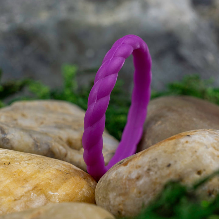 Silicone Purple Rope Activity Band - 2mm