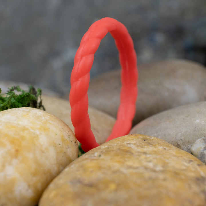 Silicone Red Rope Activity Band - 2mm