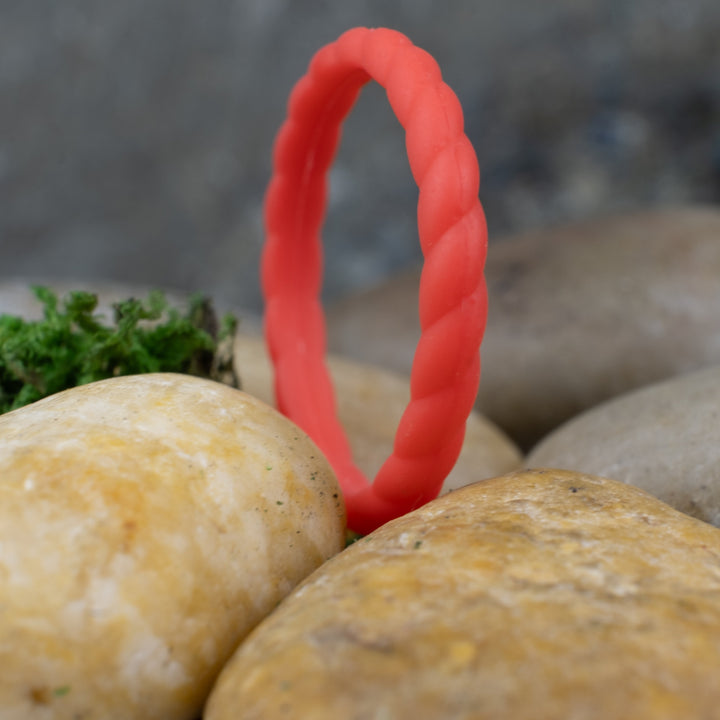 Silicone Red Rope Activity Band - 2mm