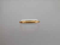 2mm BRUSHED Yellow Gold* Tungsten Carbide Unisex Band
