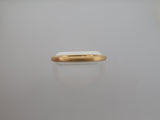 2mm BRUSHED Yellow Gold* Tungsten Carbide Unisex Band