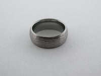 8mm HAMMERED Silver* Tungsten Carbide Unisex Band
