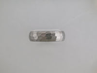 6mm HAMMERED Silver* Tungsten Carbide Unisex Band