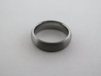 6mm BRUSHED Silver* Tungsten Carbide Unisex Band