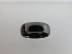 8mm High POLISHED Black Tungsten Carbide Unisex Band