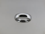 6mm High POLISHED Silver* Tungsten Carbide Unisex Band