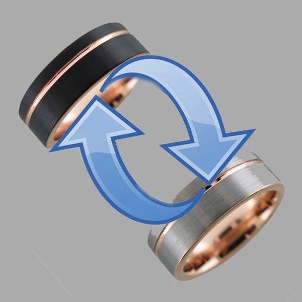 Laser engraved ring exchange
