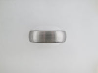 7mm BRUSHED Silver* Tungsten Carbide Unisex Band