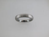 4mm BRUSHED Silver* Tungsten Carbide Unisex Band