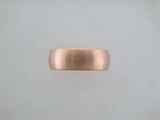 8mm BRUSHED Rose Gold* Tungsten Carbide Unisex Band
